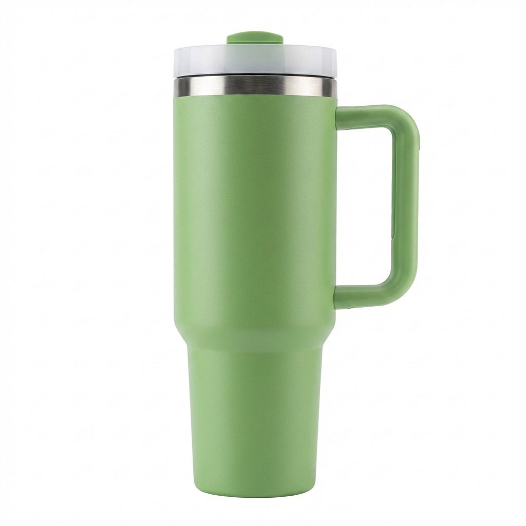 Insulated Travel Mug with Handle