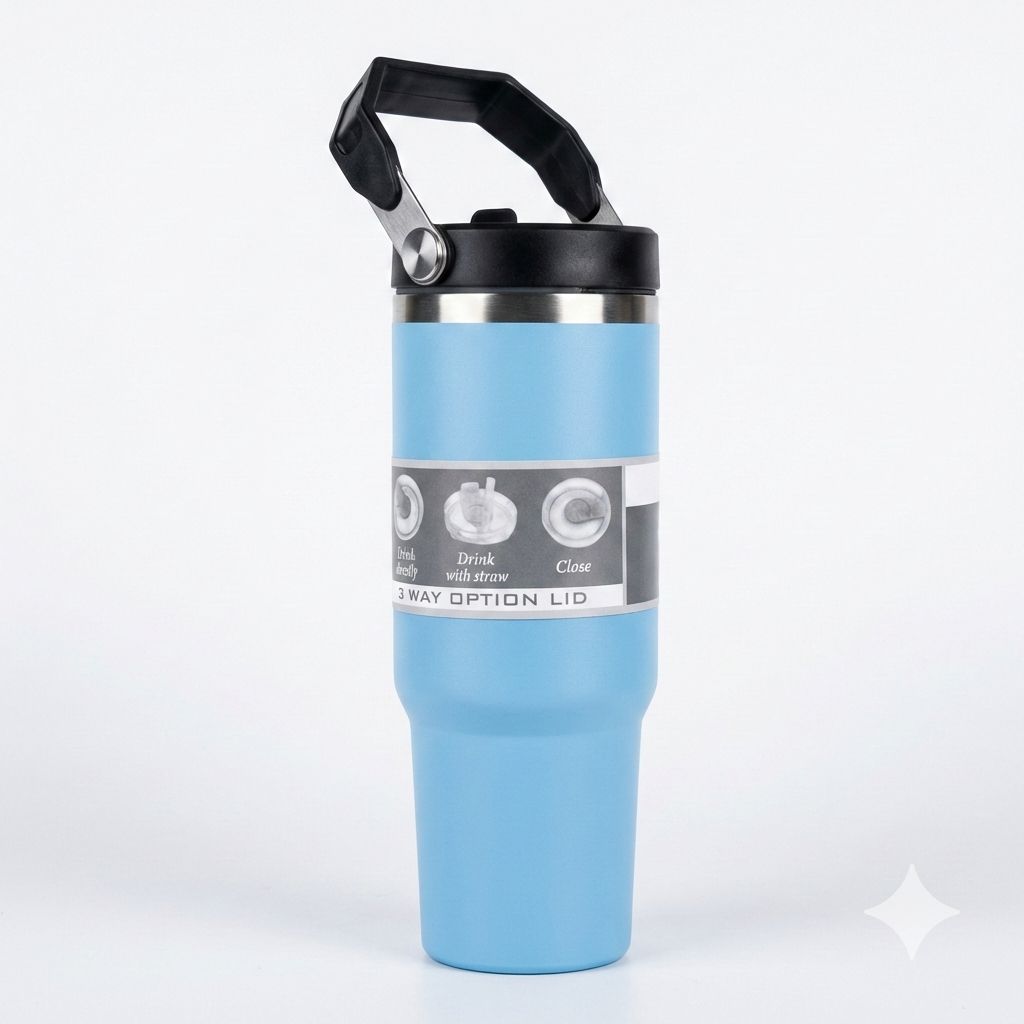 Large Vacuum Insulated Travel Mug – 900ML