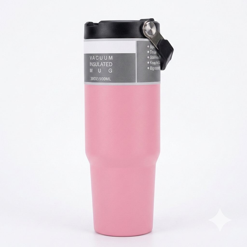 Large Vacuum Insulated Travel Mug – 900ML