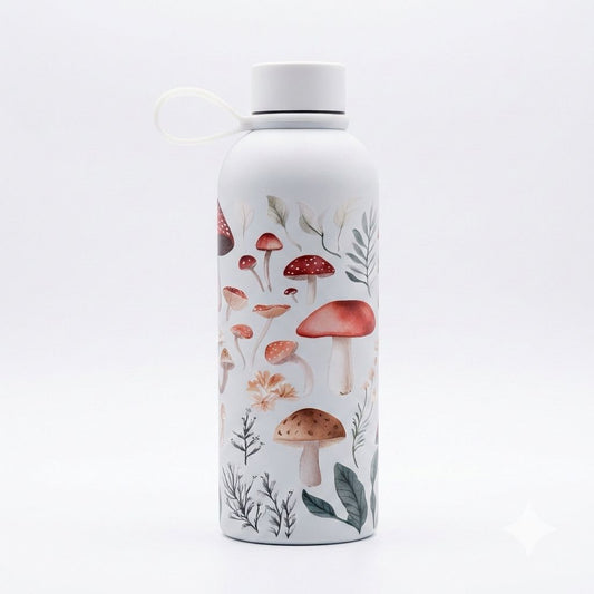 Patterned Slim Thermal Flask with Carry Loop