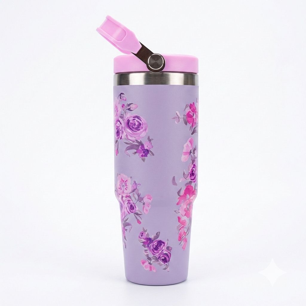 Floral Insulated Tumbler