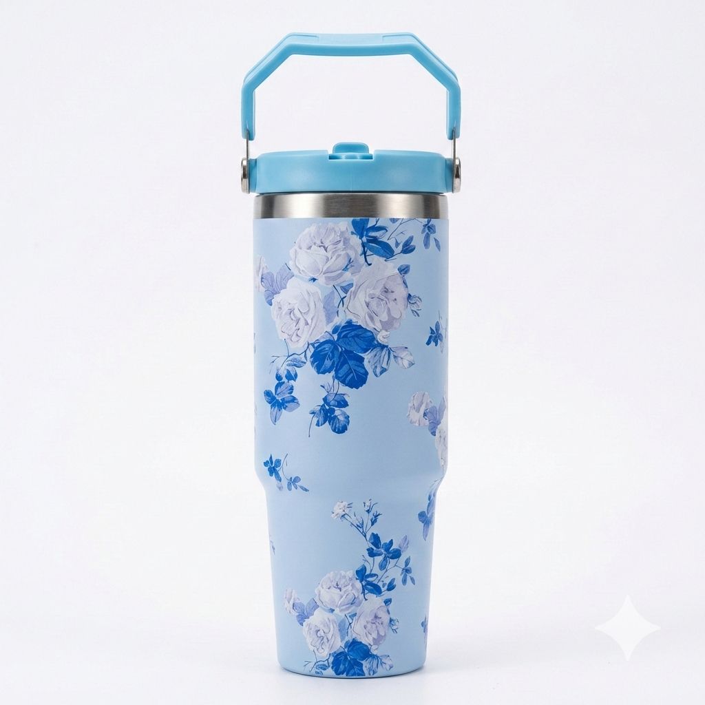 Floral Insulated Tumbler