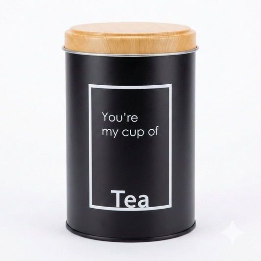 Cup of Tea" Round Tin