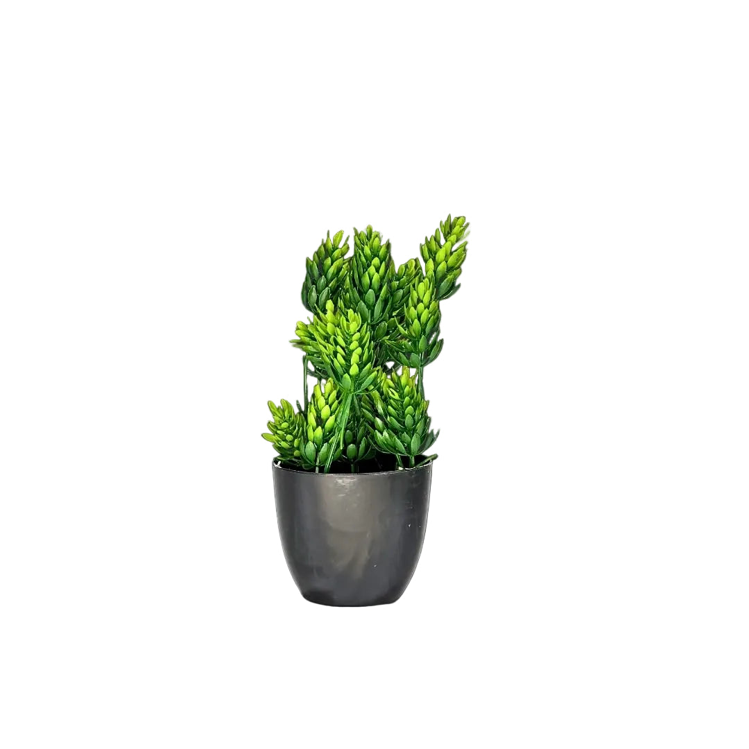 Artificial Potted Succulent Plant – Compact Decorative Greenery