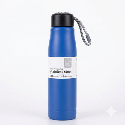 Premium Matte Black Vacuum Insulated Stainless Steel Thermal Bottle