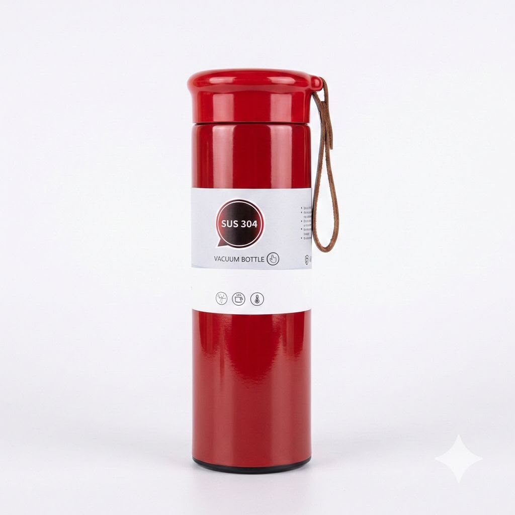 Elegant Forest Green Vacuum Insulated Stainless Steel Thermal Flask
