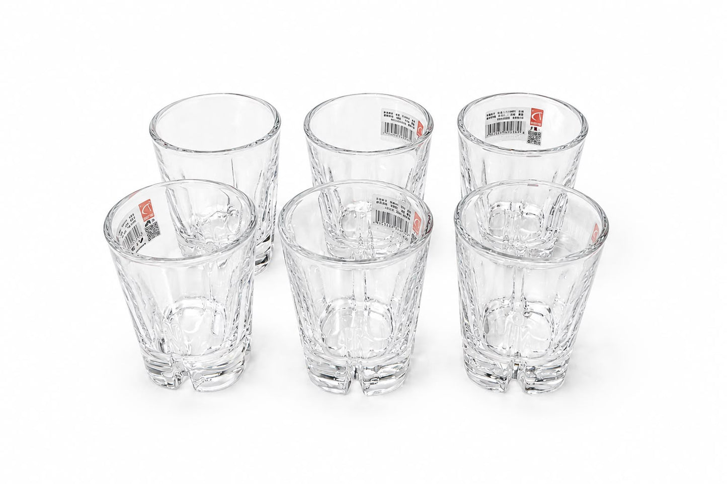 Crystal Shot Glass Set - Set of 6