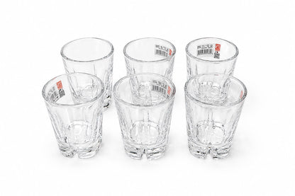 Crystal Shot Glass Set - Set of 6