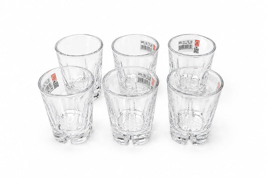 Crystal Shot Glass Set - Set of 6
