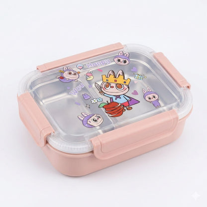 Cute Cartoon Stainless Steel Kids Lunch Box
