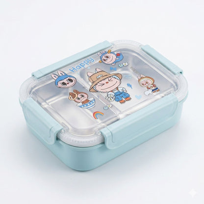 Cute Cartoon Stainless Steel Kids Lunch Box