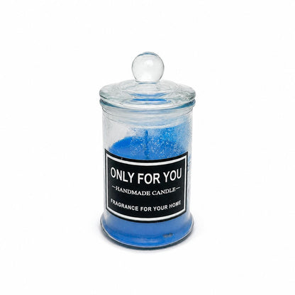 Luxury Handmade Scented Candle in Glass Jar with Lid