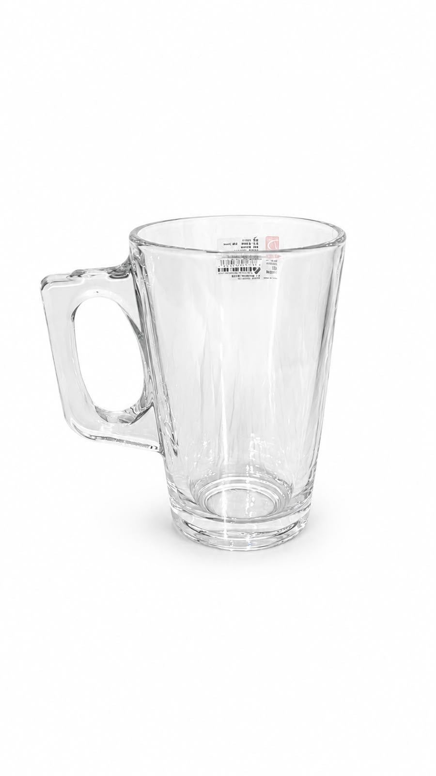 Clear Glass Tea Mug Set - Set of 6