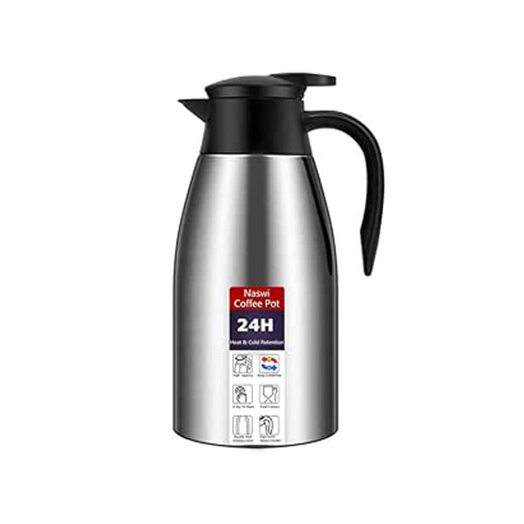 Stainless Steel Thermal Carafe - 24-Hour Water Temperature Retention