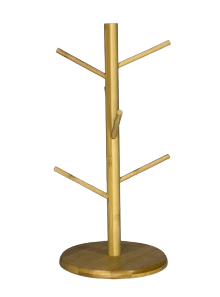 Wooden Mug Tree Stand