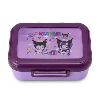 Character Themed Divided Bento Lunch Box with Cutlery