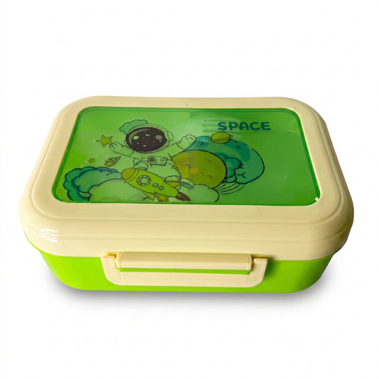 Character Themed Divided Bento Lunch Box with Cutlery