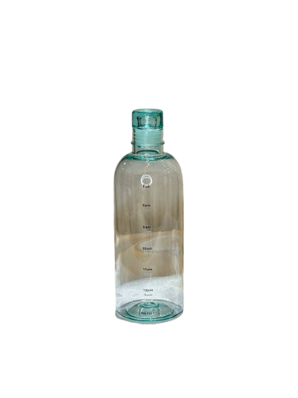 Transparent Time-Marked Water Bottle