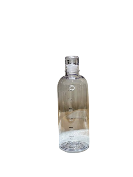 Transparent Time-Marked Water Bottle
