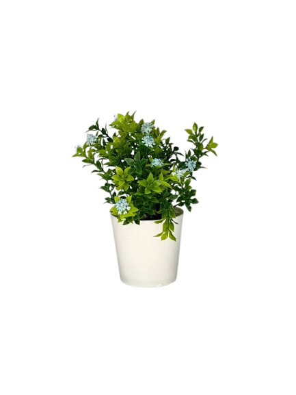 Mini Artificial Green Flower Pot