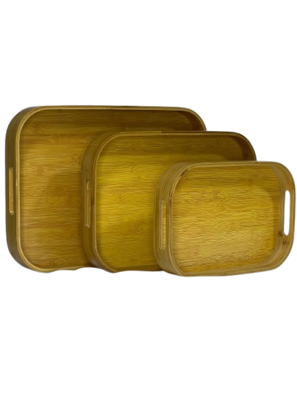 Bamboo Rectangular Serving Tray