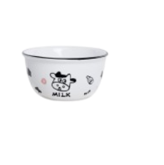 وعاء بورسلين برسمة البقرة