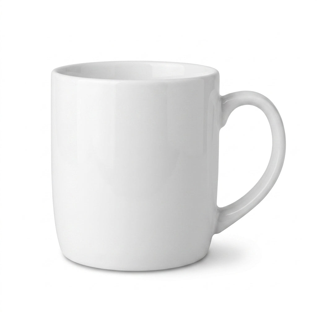Classic Ceramic Mug – Curved Handle Design